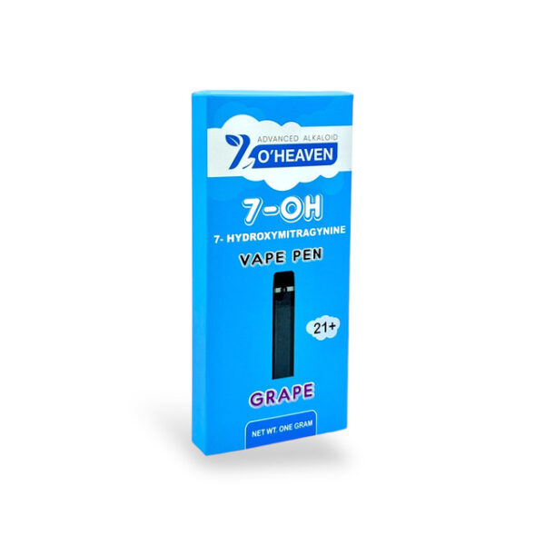 7 O'Heaven 7-OH Kratom Vape Pen Grape - Image 2